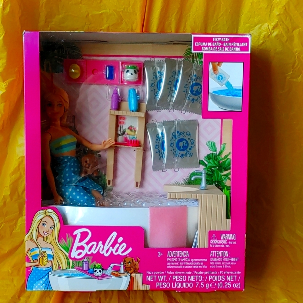Barbie fizzy bath set